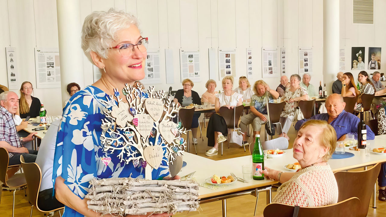 Judith Neuwald-Tasbach, Abschiedsfeier in der Jüdischen Gemeinde Gelsenkirchen